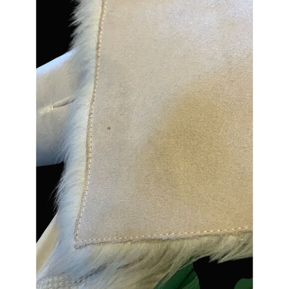 Y2K Cache Penny Lane Coat S Faux Fur Lined Faux Suede Microsuede Hippie Boho - Picture 10 of 11
